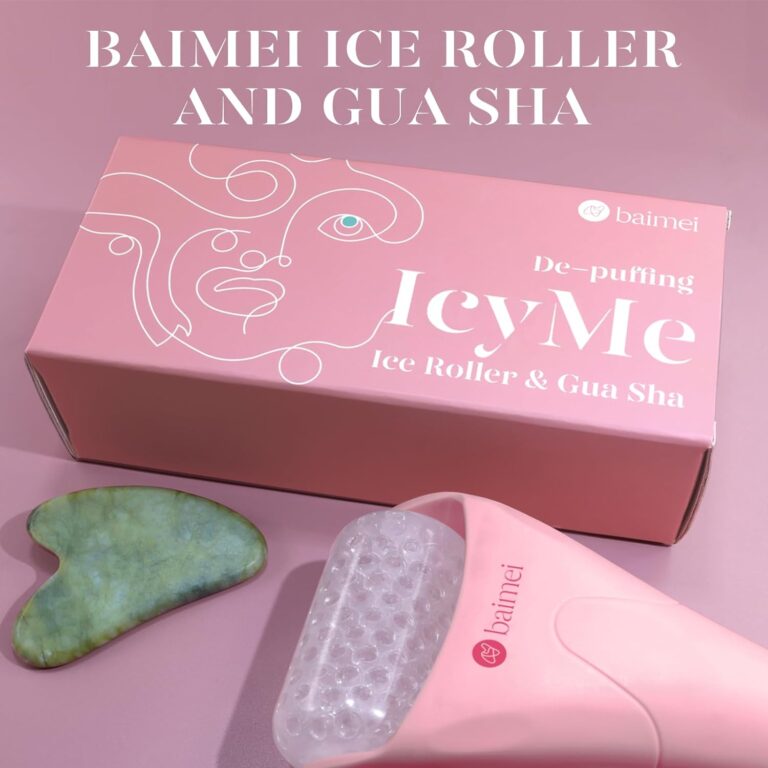 BAIMEI IcyMe Cryotherapy Ice Roller and Gua Sha Facial Tool