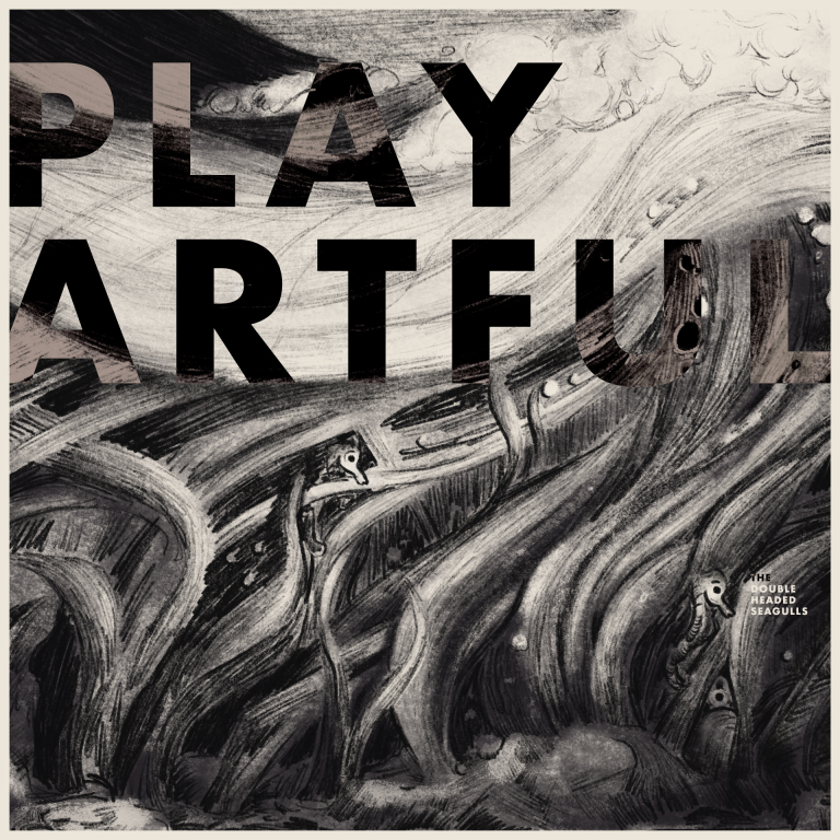 The Double Headed Seagulls Soar with Play Artful