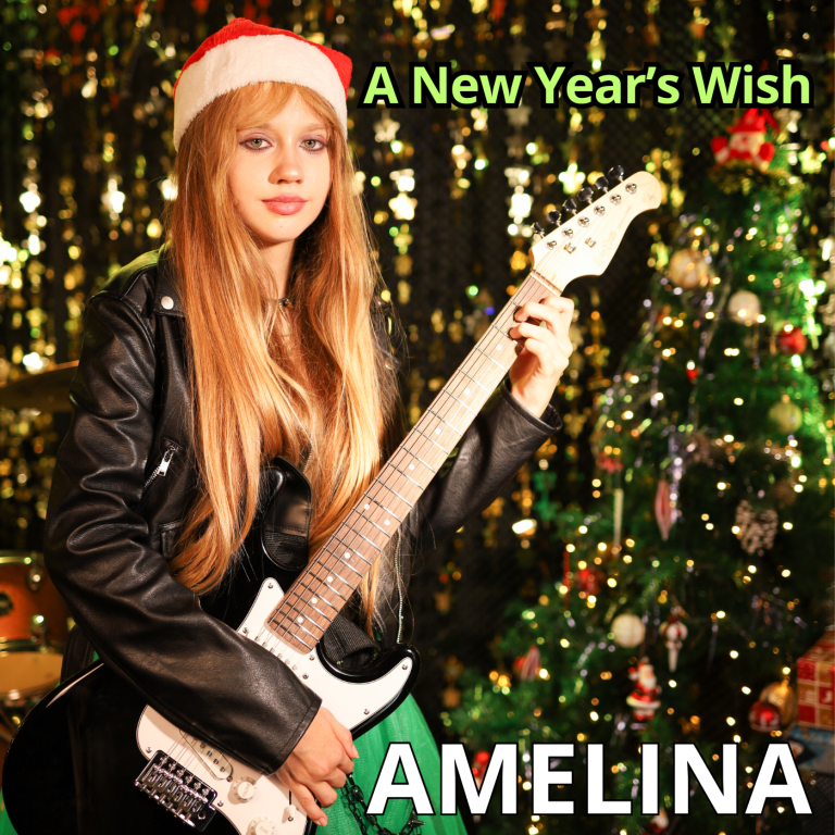 AMELINA Shines with “A New Year’s Wish”: Pop Rock Holiday Anthem with Heart