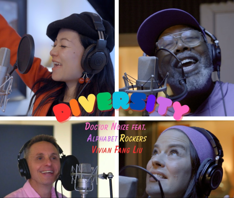 A Joyful Anthem for a Kinder World: Alphabet Rockers, Doctor Noize & Vivian Fang Liu Unite on “Diversity”