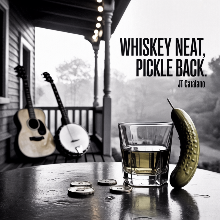JT Catalano – “Whiskey Neat, Pickle Back”